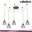 FARFALLE,IND.PENDANT.E27 5XMAX40W, D18CM
