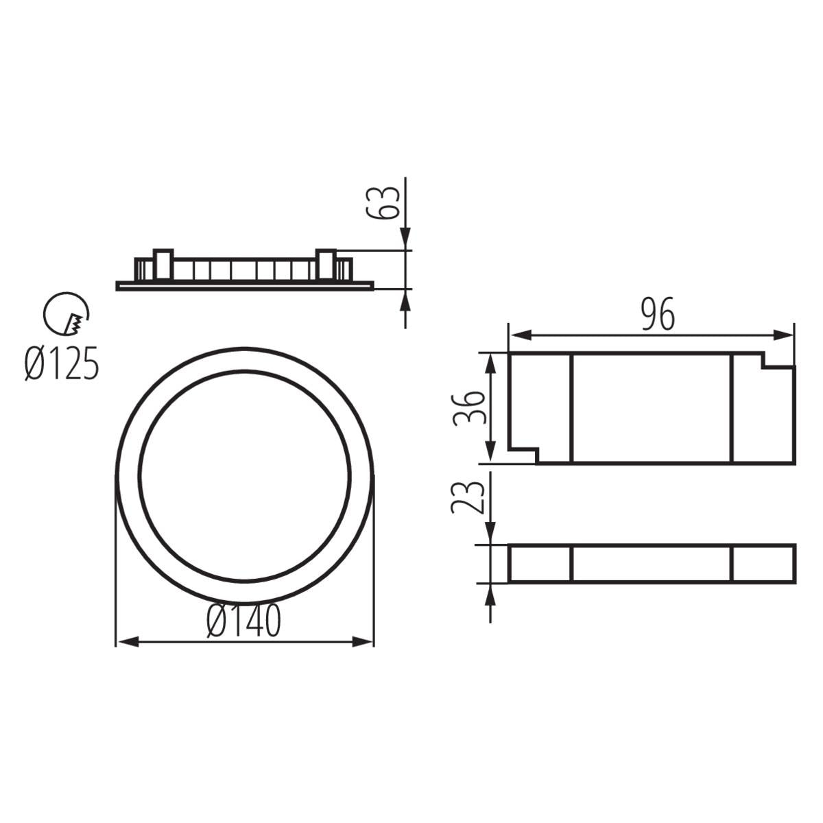 INCASSO TIBERI PRO 20W-940-W - KANLUX