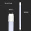 LED TUBO T8 9W 60 CM NANO PLASTICA 3000K