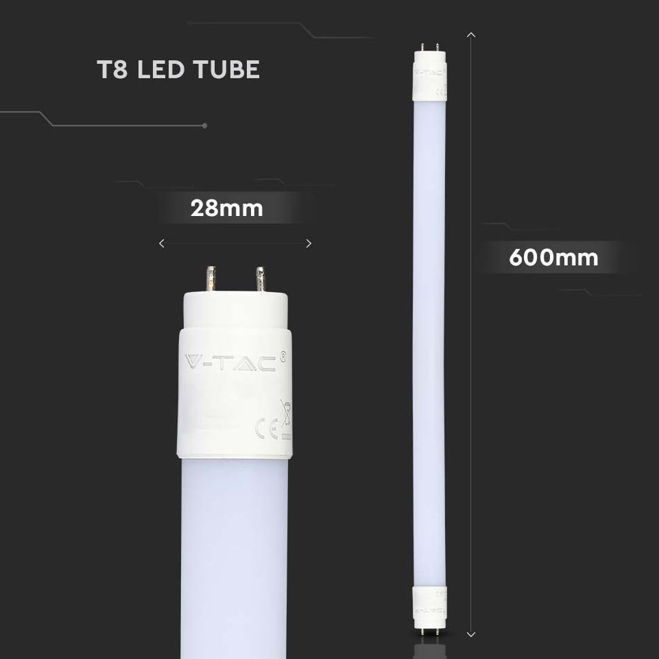 LED TUBO T8 9W 60 CM NANO PLASTICA 3000K