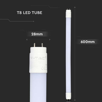 LED TUBO T8 7W 60 CM NANO PLASTICA 4000K 160LM/W