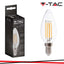 LED LAMPADINA 6W FILAMENTO E14 CLEAR COVER CANDELA 4000K