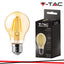 LED LAMPADINA 12W FILAMENTO E27 A60 AMBER COVER 2200K