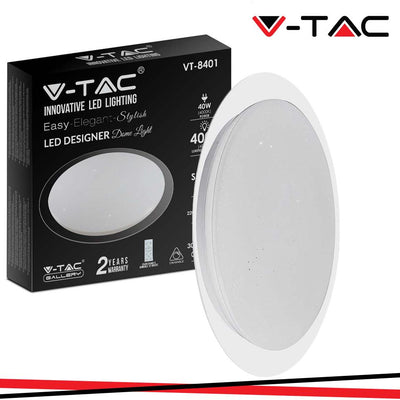 20W-40W-20W PLAFONIERA LED ROTONDA 60W CON TELECOMANDO CAMBIA COLORE 3 IN 1 EFFETTO STELLATO D: DIMMERABILE   400 70MM S