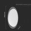 20W-40W-20W PLAFONIERA LED ROTONDA 60W CON TELECOMANDO CAMBIA COLORE 3 IN 1 EFFETTO STELLATO D: DIMMERABILE   400 70MM S