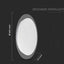 20W-40W-20W PLAFONIERA LED ROTONDA 60W CON TELECOMANDO CAMBIA COLORE 3 IN 1 EFFETTO STELLATO D: DIMMERABILE   400 70MM S