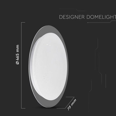 20W-40W-20W PLAFONIERA LED ROTONDA 60W CON TELECOMANDO CAMBIA COLORE 3 IN 1 EFFETTO STELLATO D: DIMMERABILE   400 70MM S