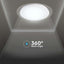 20W-40W-20W PLAFONIERA LED ROTONDA 60W CON TELECOMANDO CAMBIA COLORE 3 IN 1 EFFETTO STELLATO D: DIMMERABILE   400 70MM S