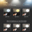 20W-40W-20W PLAFONIERA LED ROTONDA 60W CON TELECOMANDO CAMBIA COLORE 3 IN 1 EFFETTO STELLATO D: DIMMERABILE   400 70MM