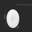 20W-40W-20W PLAFONIERA LED ROTONDA 60W CON TELECOMANDO CAMBIA COLORE 3 IN 1 EFFETTO STELLATO D: DIMMERABILE   350   ROUN