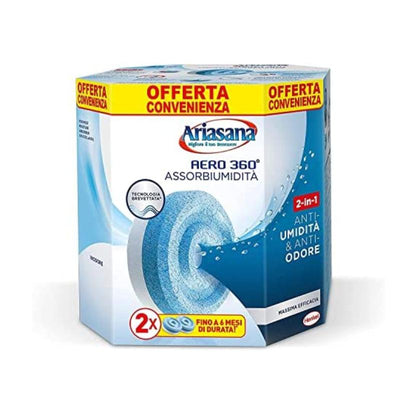 ARIASANA AERO 360  BI-PACK TAB INODORE PROMO 2X450G