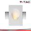 GU10 FITTING BIANCO TONDO GESSO