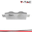 2XGU10 FITTING BIANCO TONDO GESSO
