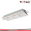 3XGU10 FITTING BIANCO TONDO GESSO