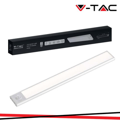 2W LED LAMPADA PER ARMADIO RICARICABILE CON CON SENSOREE CORPO DI COLORE ARGENTO 3000K IP20