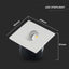 3W LED FARETTO CALPESTABILE QUADRATO 4000K