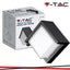 12W LED LAMPADA DA PARETE SAMI-FRAME BLACK QUADRATA 4000K