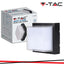 12W LED LAMPADA DA PARETE BLACK QUADRATA 3000K