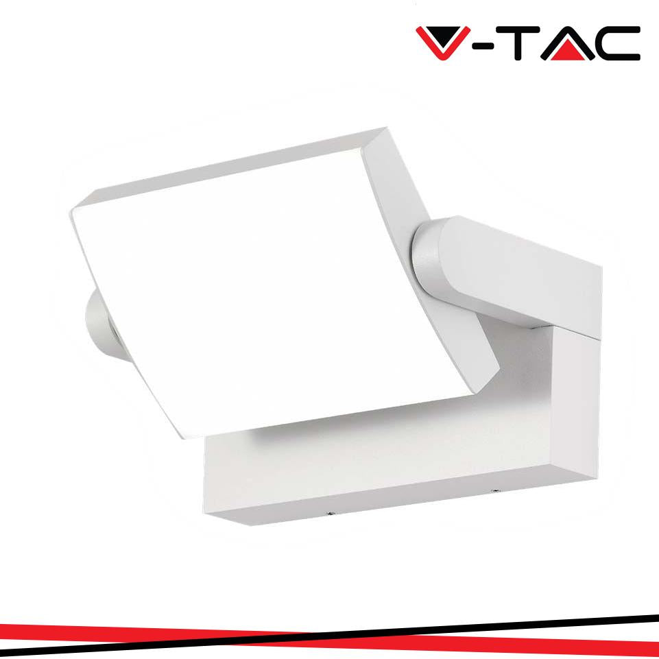 17W LAPADA LED DA MURO CORPO BIANCO 3000K IP65