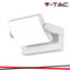 17W LAPADA LED DA MURO CORPO BIANCO 3000K IP65