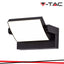17W LAPADA LED DA MURO CORPO NERO 3000K IP65