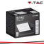 17W LAPADA LED DA MURO CORPO NERO 3000K IP65