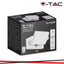 17W LAPADA LED DA MURO SENSOR CORPO BIANCO 3000K IP65