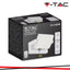 17W LAPADA LED DA MURO SENSOR CORPO BIANCO 3000K IP65