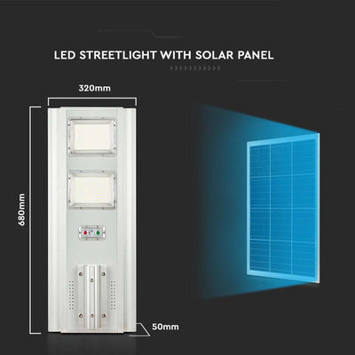 33W LED ARMATURA SOLARE STRADALE 4000K ALUMINUM + PC