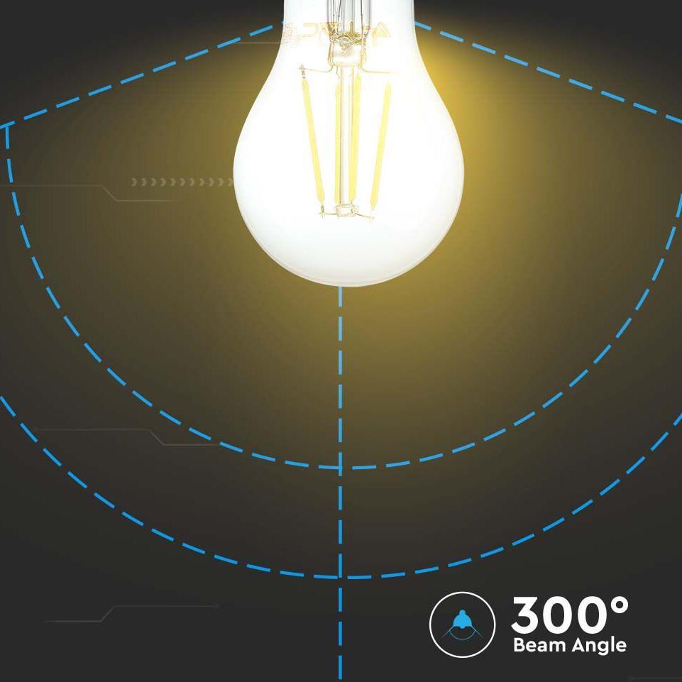 LED LAMPADINA 12W FILAMENTO E27 A60 CLEAR COVER 6400K