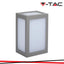 12W LAPADA LED DA MURO CORPO GRIGIO IP65 3000K