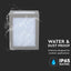 12W LAPADA LED DA MURO CORPO GRIGIO IP65 3000K
