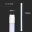 LED TUBO T8 15W 150 CM NANO PLASTICA 6400K 160LM/W