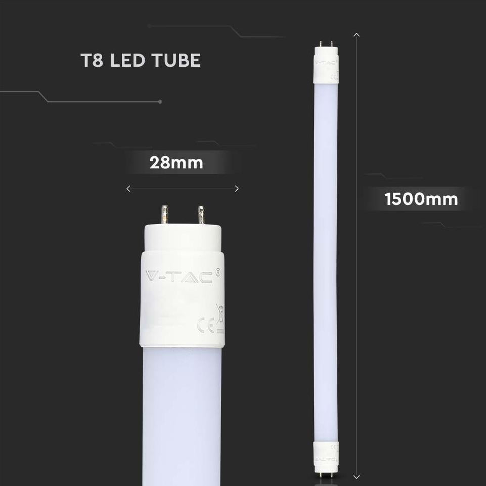 LED TUBO T8 15W 150 CM NANO PLASTICA 6400K 160LM/W