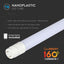 LED TUBO T8 15W 150 CM NANO PLASTICA 6400K 160LM/W