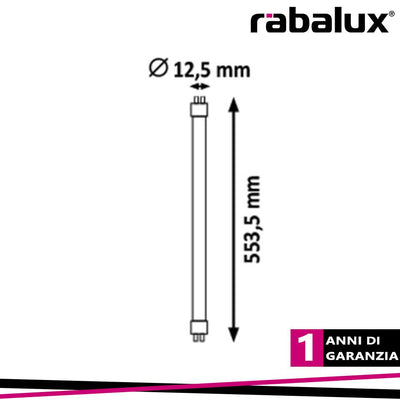 TUBE T4 20W 1500LM, 2700K 553MM