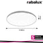 TOMA, IND. CEIL.LED 20W, CHROME,D29CM