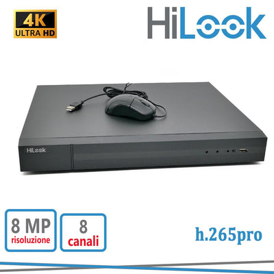 DVR 8CH 8MP 1U H.265 PRO+ 4K