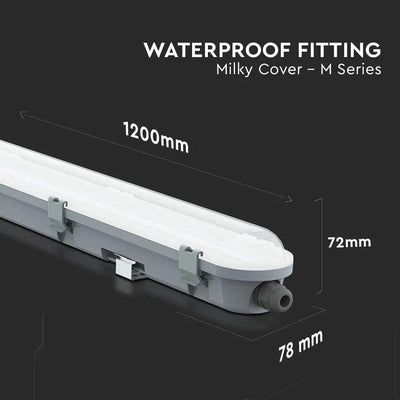LED PLAFONIERA STAGNIA M-SERIES SAMSUNG CHIP 120CM 36W 6400K MILKY COVER 120LM/W