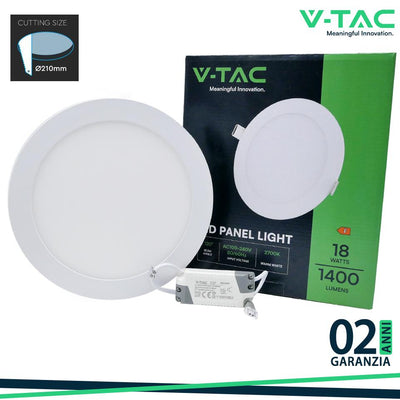 18W LED PREMIUM PANEL DOWNLIGHT ROTONDO 2700K