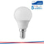 LED LAMPADINA SAMSUNG CHIP 4.5W E14 P45 PLASTICA 3000K