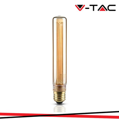 LED LAMPADINA 2W FILAMENTO E27 T30 AMBER GLASS 1800K