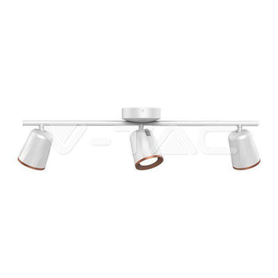 18W LED LAMPADA DA PARETE TRIPLA TESTA 4000K CORPO BIANCO
