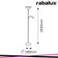 ETRUSCO FLR E27 1X100W+E14 1X40WANTBRWN
