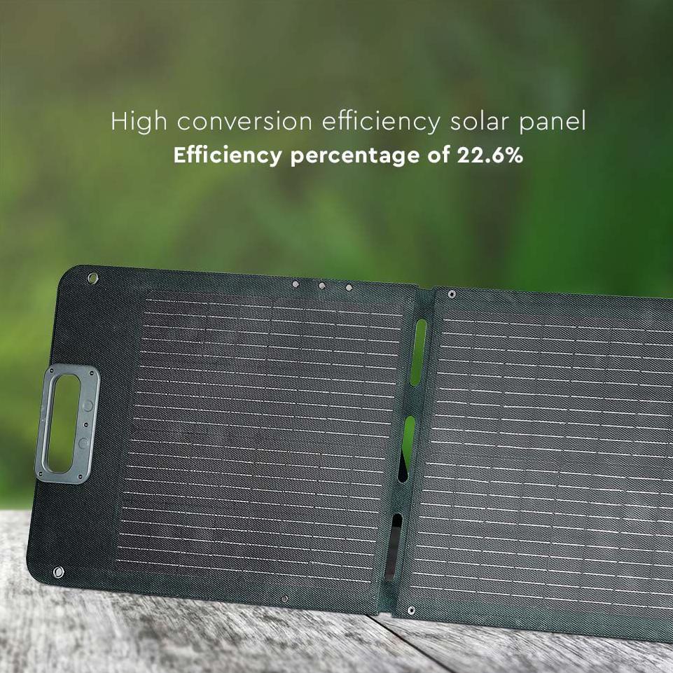 120W PANNELLO FOTOVOLTAICO PIEGHEVOLE PER POWER STATION PORTATILE