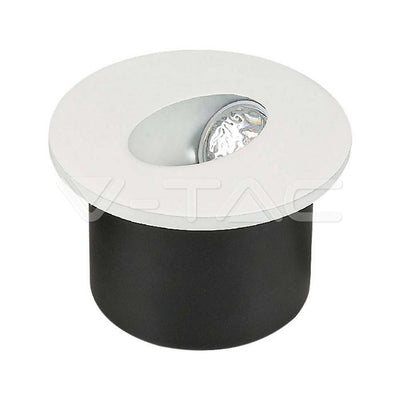 3W LED FARETTO CALPESTABILE CORPO ROTONDO 3000K