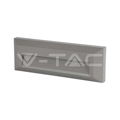 3W LED FARETTO CALPESTABILE CORPO GRIGIO RETANGOLARE 4000K