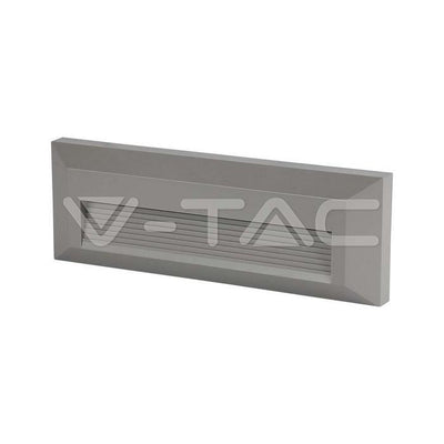 3W LED FARETTO CALPESTABILE CORPO GRIGIO RETANGOLARE 4000K
