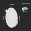 6W LED MINI PANNELLO MONTAGGIO AD INCASSO ROTONDO 4000K