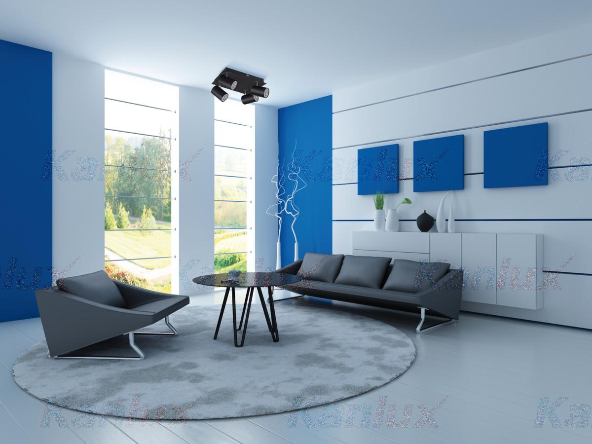 LAMPADA DA PARETE-SOFFITTO EVALO EL-4O B-SR - KANLUX